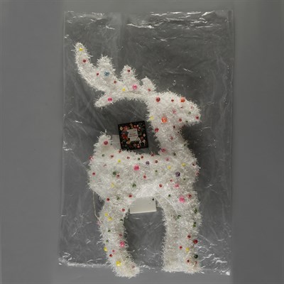 Фигура новогодняя "Олень с шариками", 25 LED, от батареек (не в компл) - фото 2031759