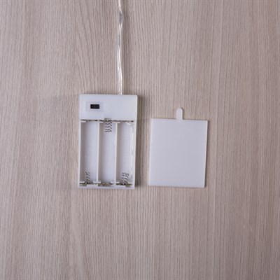 Фигура деревянная "Звезда из веток", 30х30х5 см, 3*AА (не в компл.) 8 LED, коричневая - фото 2031787