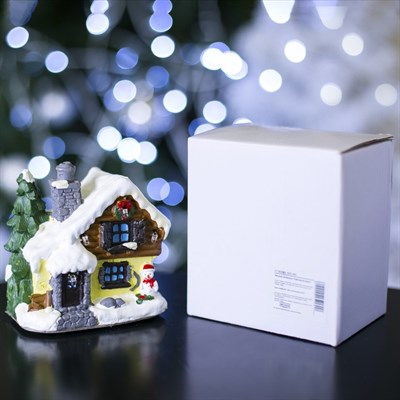 Фигурка светящаяся "Новогодний домик" - фото 2031801