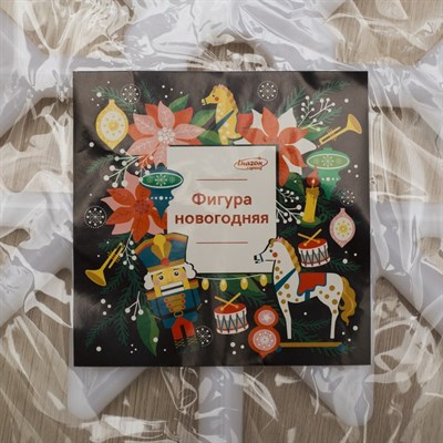 Фигура "Снежинка" d=40 см, пластик, 30 LED, 220V, контрол. 8р. БЕЛЫЙ - фото 2031810