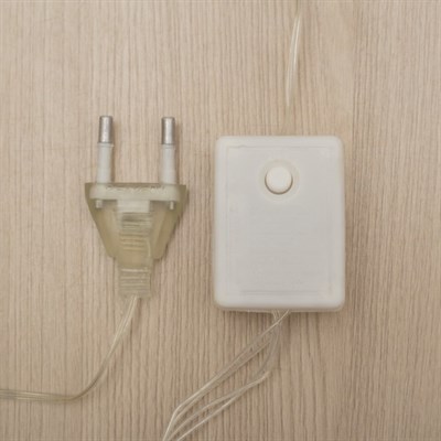 Фигура "Снежинка" d=40 см, пластик, 30 LED, 220V, контрол. 8р. СИНИЙ - фото 2031820