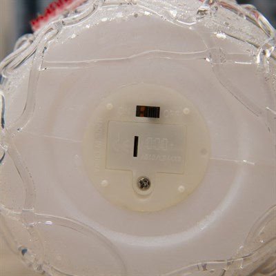 Игрушка акрил. "Снеговик" (батарейки в комплекте) 11 х 13 см, 1 LED, RGB, БЕЛЫЙ - фото 2031887