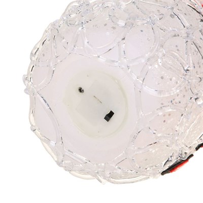 Игрушка акрил. "Снеговик" (батарейки в комплекте) 11 х 13 см, 1 LED, RGB, БЕЛЫЙ - фото 2031888