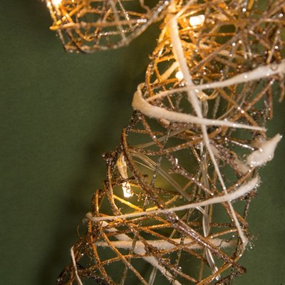 Фигура пласт. "Бант с шишками" 7х35х60 см,(3хАА не в компл.), 50 LED,ТЕПЛ. БЕЛЫЙ - фото 2031930