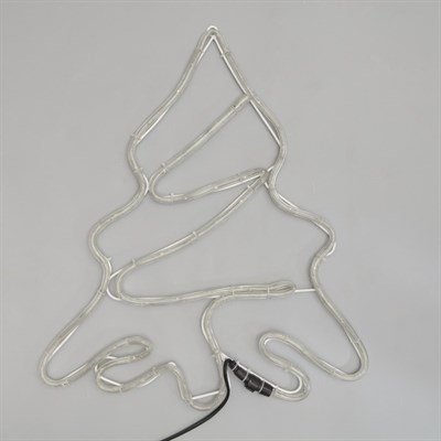 Фигура дюралайт "Елочка" 40х47 см,72/12 LED,мерцание,220V ЗЕЛЕНЫЙ-БЕЛЫЙ - фото 2032011