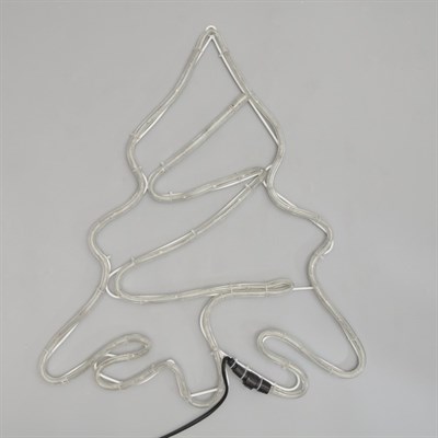 Фигура дюралайт "Елочка" 40х47 см,72/12 LED,мерцание,220V СИНИЙ-БЕЛЫЙ - фото 2032019