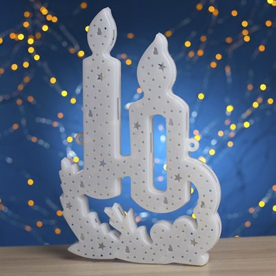 Фигура "Свечки" 30х20 см, пластик, 20 LED, 240V RG/RB - фото 2032040