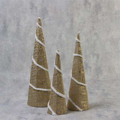 Фигура ткань "Ёлки" 40х50х60 см, 80 LED, 220 В - фото 2032092