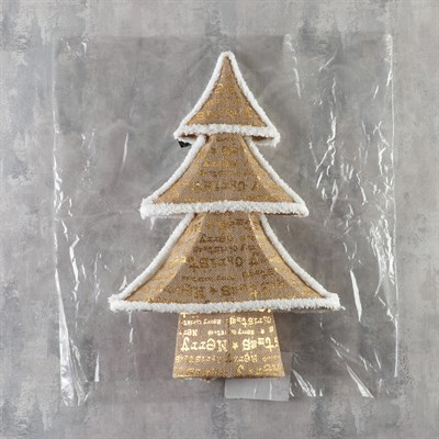 Фигура ткань "Ёлка" 50 см, 30 LED, 220 В - фото 2032100