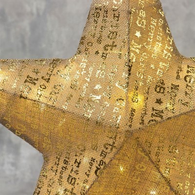 Фигура ткань "Звезда" 60 см, 30 LED, 220 В - фото 2032103