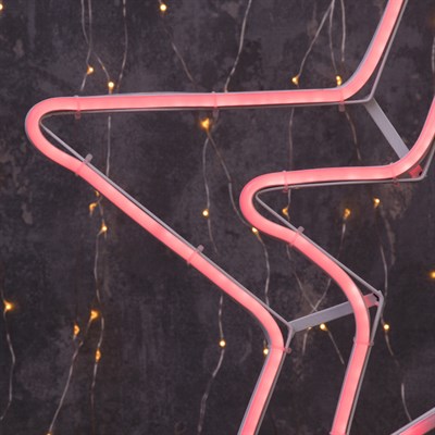 Фигура из неона "Звезда", 55 см, 3 метров, 360 LED, 220 В, КРАСНЫЙ - фото 2032173