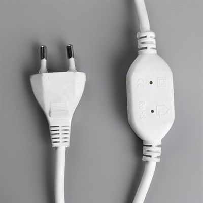 Фигура из неона "Снежинка", 75 см, 6 метров, 720 LED, 220 В, ТЁПЛЫЙ БЕЛЫЙ - фото 2032178