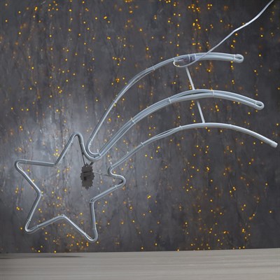 Фигура неоновая "Комета" 70х27 см, 360 LED, 220V, ТЕПЛЫЙ-БЕЛЫЙ - фото 2032291