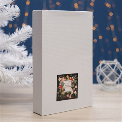 Фигура деревянная "Дед мороз", 29х18х4 см, 2*AA (не в компл.) 5 LED - фото 2032306