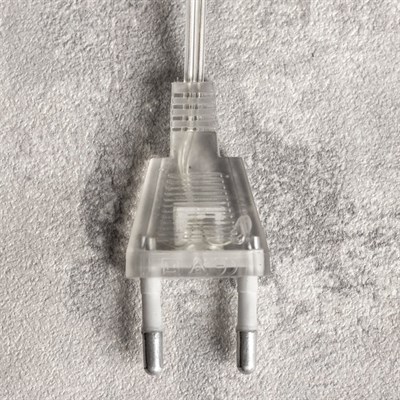 Фигура "Звезда красная ёлочная", 20Х20 см, пластик, 3 метра провод, КРАСНЫЙ - фото 2032355