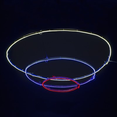 Фигура неоновая "Флаг РФ" 35х65х95 см, 576 LED, 220V, БЕЛЫЙ-СИНИЙ-КРАСНЫЙ - фото 2032447