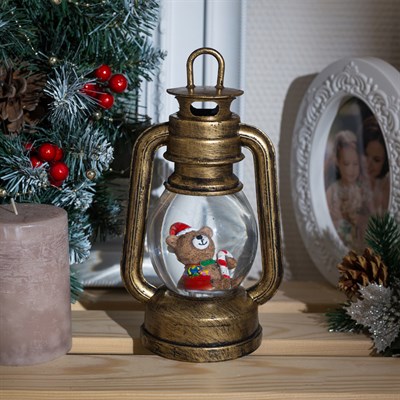 Световая фигура "Фонарик и мишка", 220V 1 LED - фото 2032473