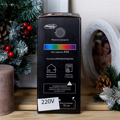 Световая фигура "Фонарик и мишка", 220V 1 LED - фото 2032476