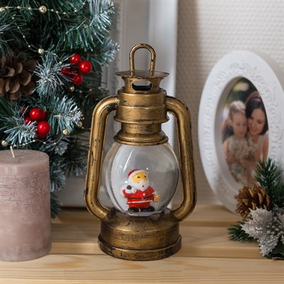 Световая фигура "Фонарик и Дед Мороз", 220V, 1 LED - фото 2032493