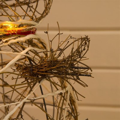 Фигура дерев."Снеговик большой" 80 ламп,45х45х120 см,220V,ТЕПЛ.БЕЛЫЙ - фото 2032510