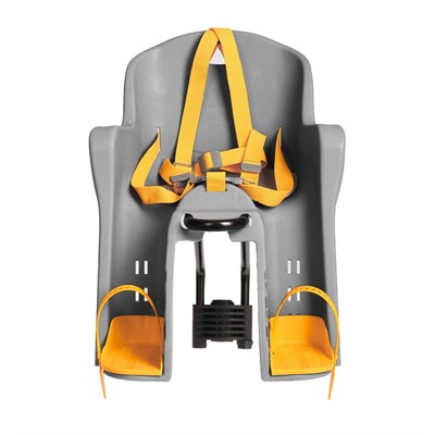 Велокресло переднее BG-6, крепление на раму, цвет серый - фото 2032599