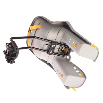 Велокресло переднее BG-6, крепление на раму, цвет серый - фото 2032600