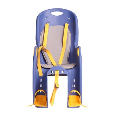 Велокресло заднее BQ-5B, крепление на багажник, цвет синий - фото 2032602