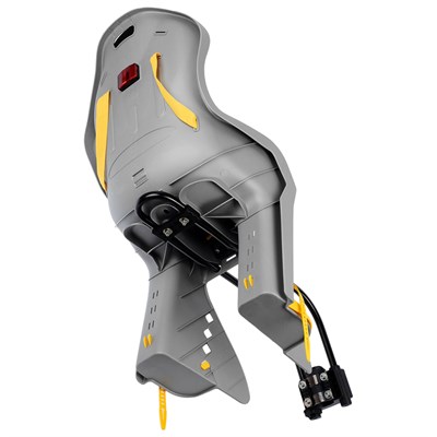 Велокресло заднее BQ-9-1 с ручкой, крепление на раму, цвет серый - фото 2032612