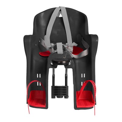 Велокресло переднее BG-6, крепление на раму, цвет чёрный - фото 2032615