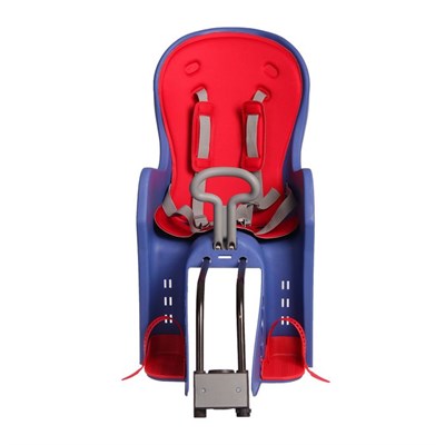 Велокресло заднее BQ-9-1 с ручкой, крепление на раму, цвет синий - фото 2032624