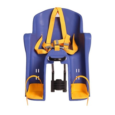 Велокресло переднее BG-6, крепление на раму, цвет синий - фото 2032627