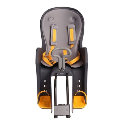 Велокресло заднее BQ-9-1 с ручкой, крепление на раму, цвет тёмно-серый - фото 2032636