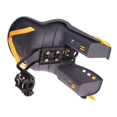 Велокресло переднее BQ-10 с ручкой, крепление на раму, цвет тёмно-серый - фото 2032640