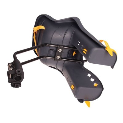 Велокресло переднее BG-6, крепление на раму, цвет тёмно-серый - фото 2032643