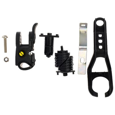 Набор крыльев 24-26" XGNB-065 пластик, полуфэтбайк, чёрный/коричневый - фото 2032810