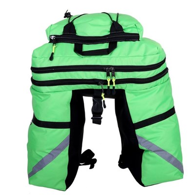 Велосумка на багажник Course 50 л, цвет зелёный - фото 2032853