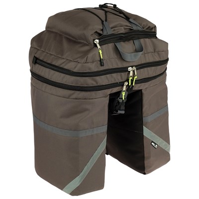 Велосумка на багажник Course 50 л, цвет серый светлый - фото 2032856