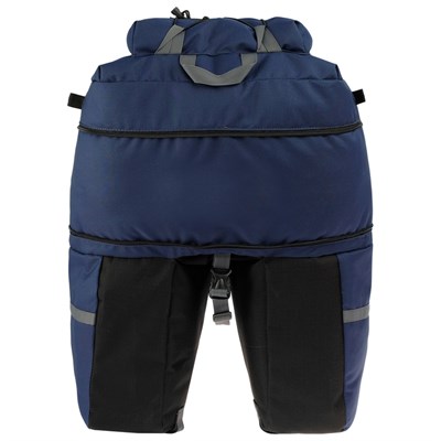 Велосумка на багажник Course 50 л, цвет синий - фото 2032864