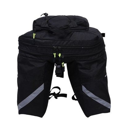 Велосумка на багажник Course 50 л, цвет чёрный - фото 2032866