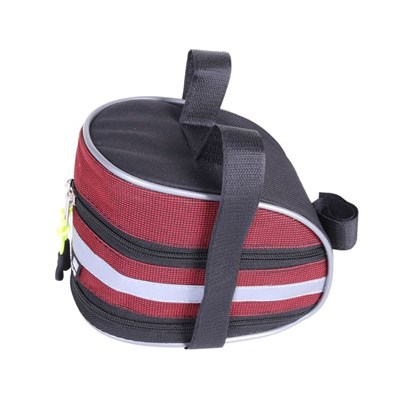 Велосумка под седло Course «МАСТЕР», большая, цвет красный - фото 2032887