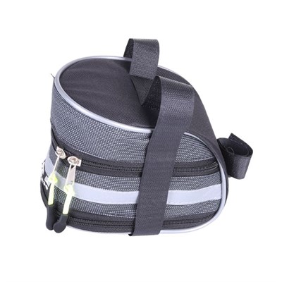 Велосумка под седло Course «МАСТЕР», большая, цвет серый - фото 2032890