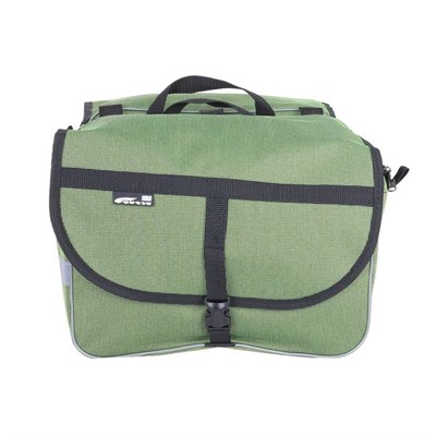 Велосумка на багажник Course «КАНТРИ-2» 20 л, цвет зелёный - фото 2032903