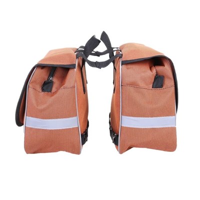 Велосумка на багажник Course «КАНТРИ-2» 20 л, цвет оранжевый - фото 2032905