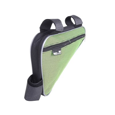 Велосумка под раму Course, средняя, цвет зелёный - фото 2032939