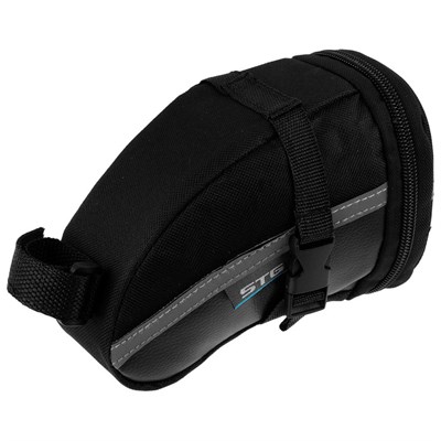 Велосумка под седло STG 13196, цвет черный - фото 2032971