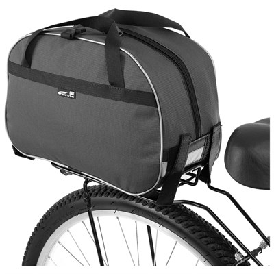Велосумка на багажник Course «КАНТРИ-1» 15 л, цвет серый - фото 2033013