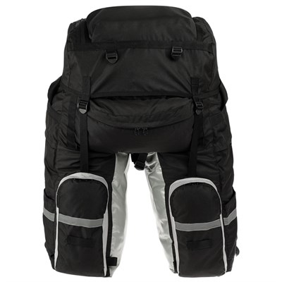 Велосумка на багажник Course 80-100+ л, цвет чёрный - фото 2033024