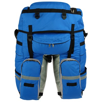 Велосумка на багажник Course 80-100+ л. цвет синий - фото 2033032