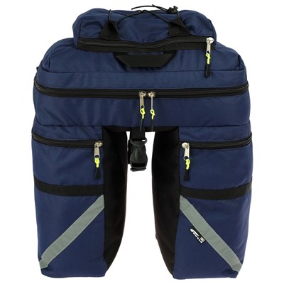 Велосумка на багажник Course 30 л, цвет тёмно-синий - фото 2033078