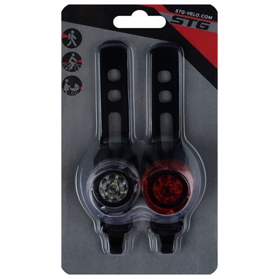 Комплект велофонарей STG -TL5417 - фото 2033123